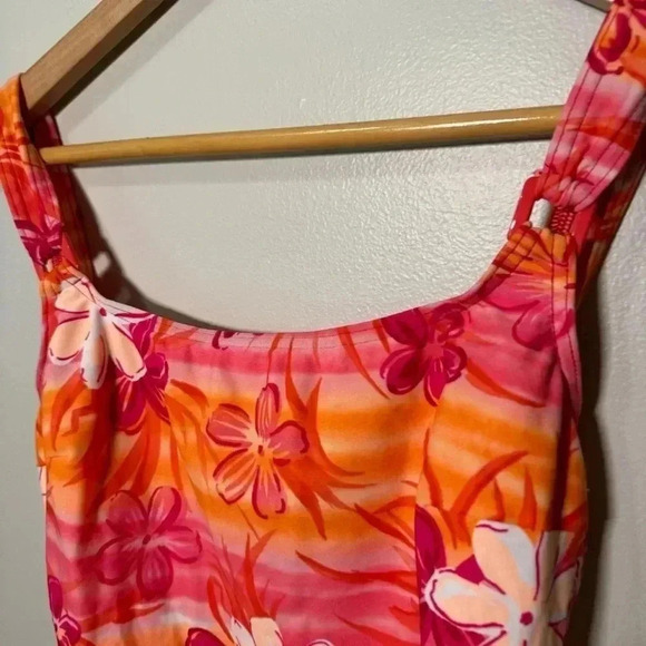 Vintage tropical beach girl y2k 90s one piece swim suit 6 - Picture 4 of 6